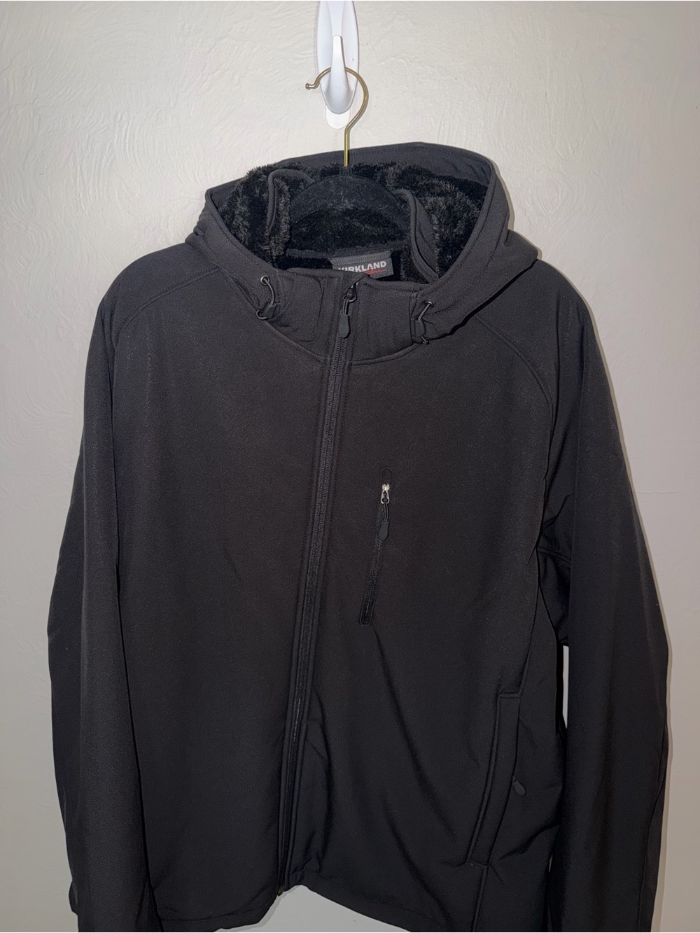 Kirkland Signature Black Hooded Performance Jacket